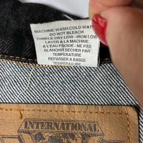 INTERNATIONAL DENIM dual color/pattern vest MEN Sz XL - Picture 7 of 9